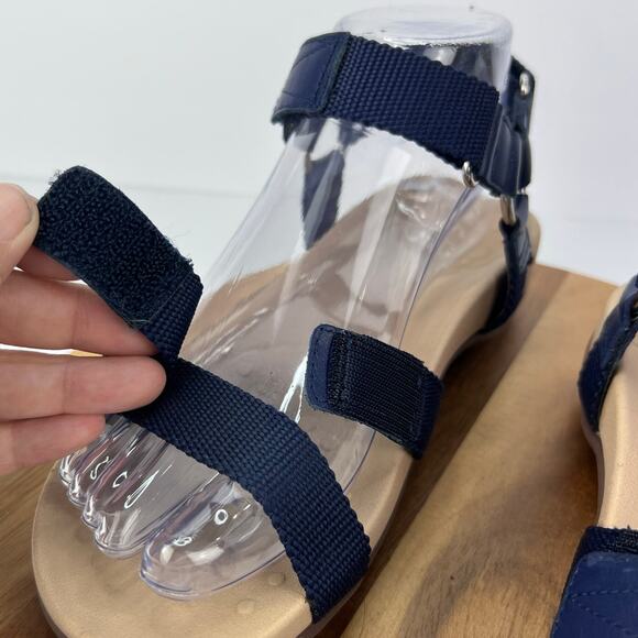 VIONIC 5 Rest Candace Women's Navy Orthotic Backstrap Sport Comfort Sandals - Picture 8 of 14